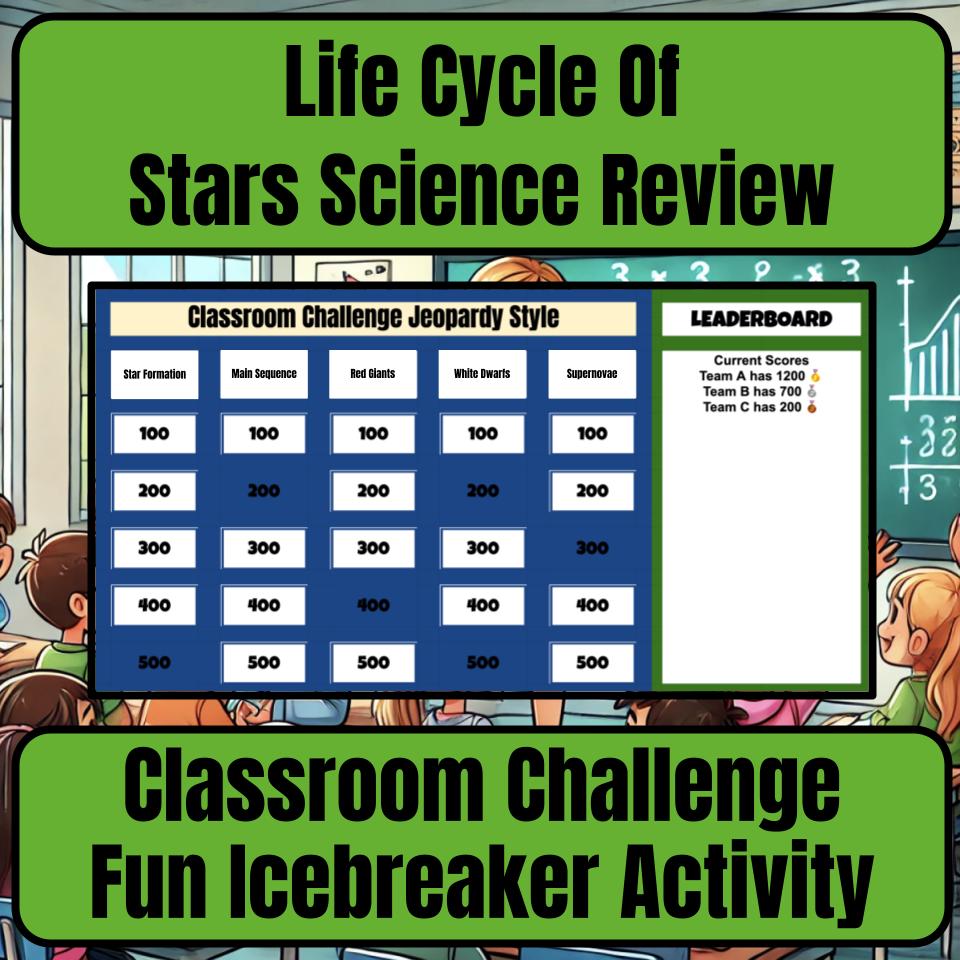 Life Cycle Of Stars Jeopardy Science Review I0028