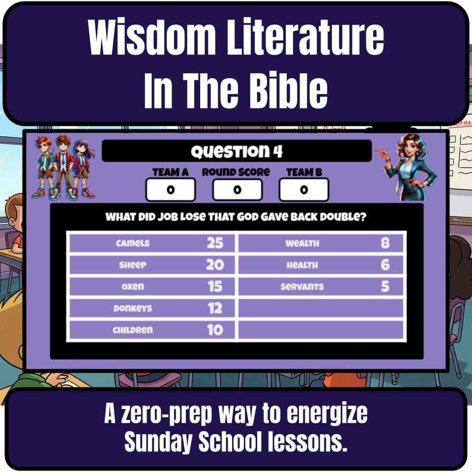 Wisdom Literature Feud Review BF0028