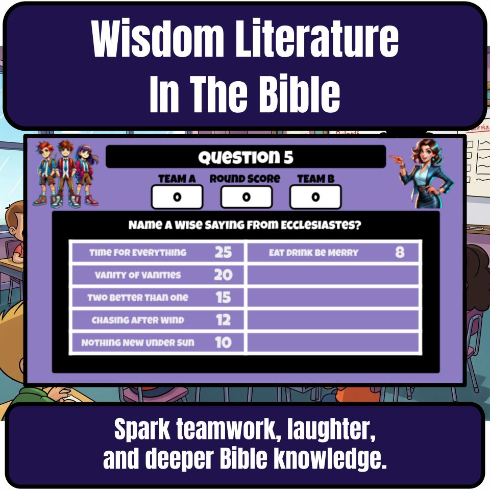 Wisdom Literature Feud Review BF0028