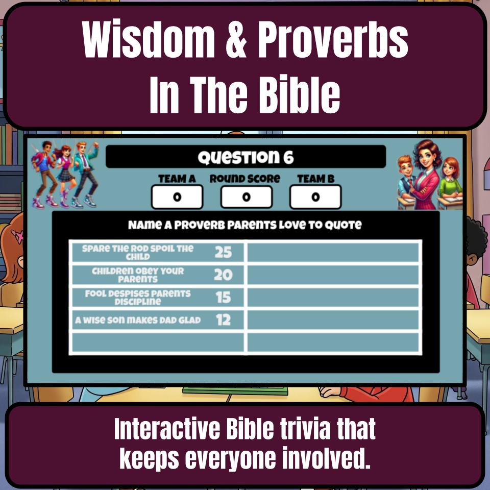 Wisdom And Proverbs Feud Review BF0029