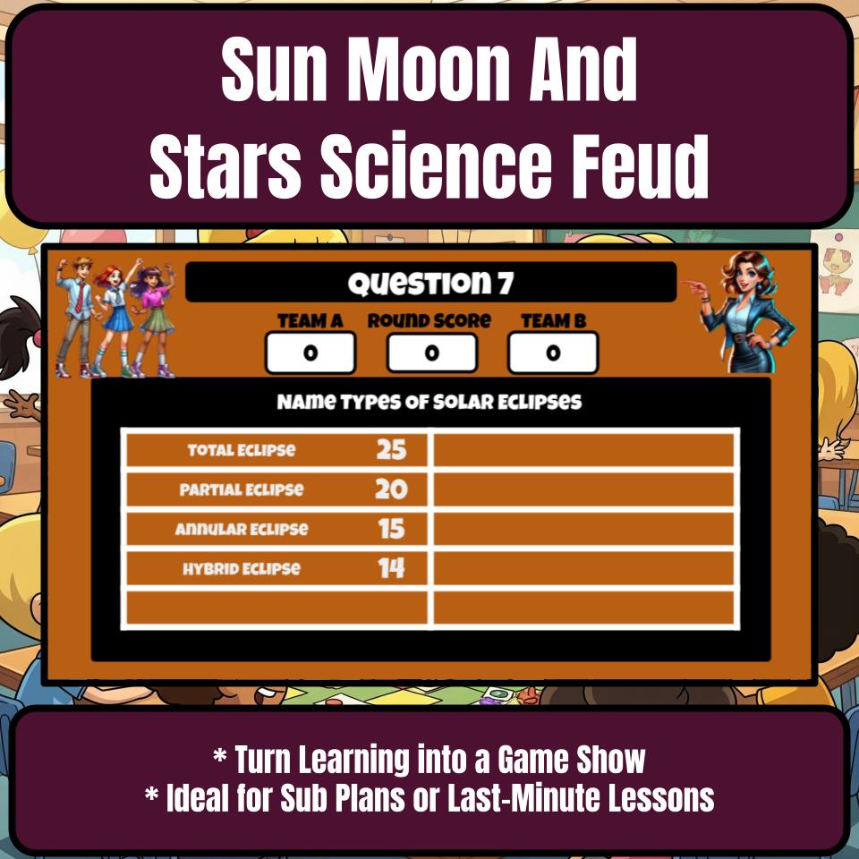 Sun Moon And Stars Science Feud Review CF0029