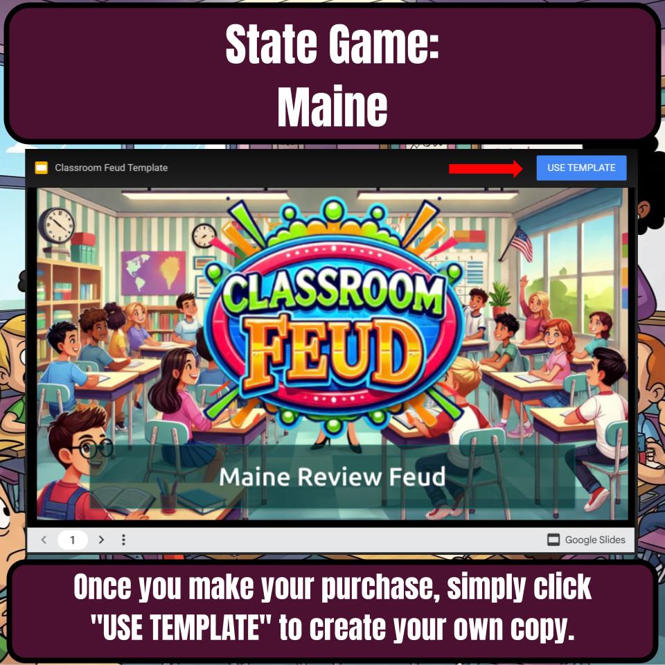 Maine Social Studies Family Feud Review Game CF0029