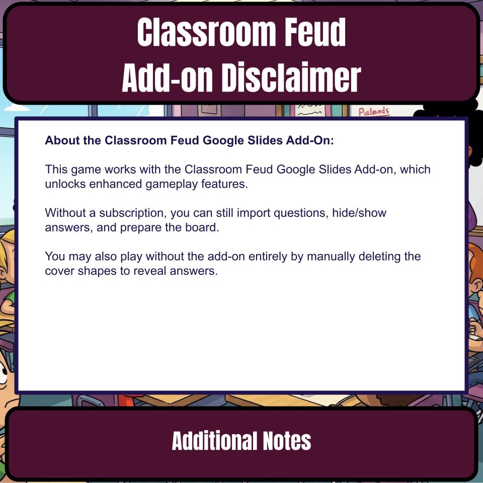Maine Social Studies Family Feud Review Game CF0029