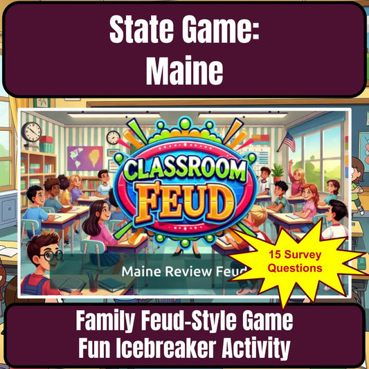 Maine Social Studies Family Feud Review Game CF0029