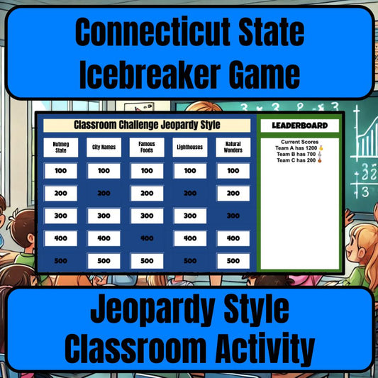 State of Connecticut Jeopardy Game I0029