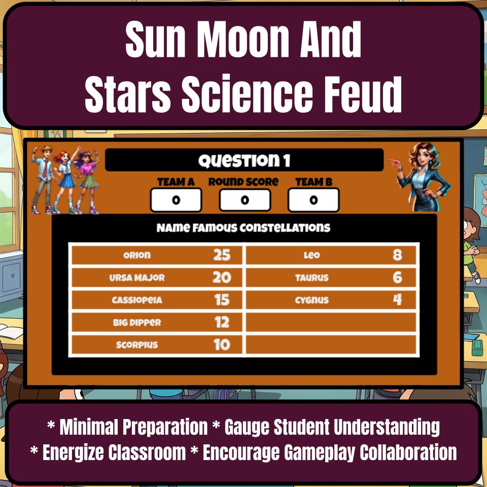 Sun Moon And Stars Science Feud Review CF0029