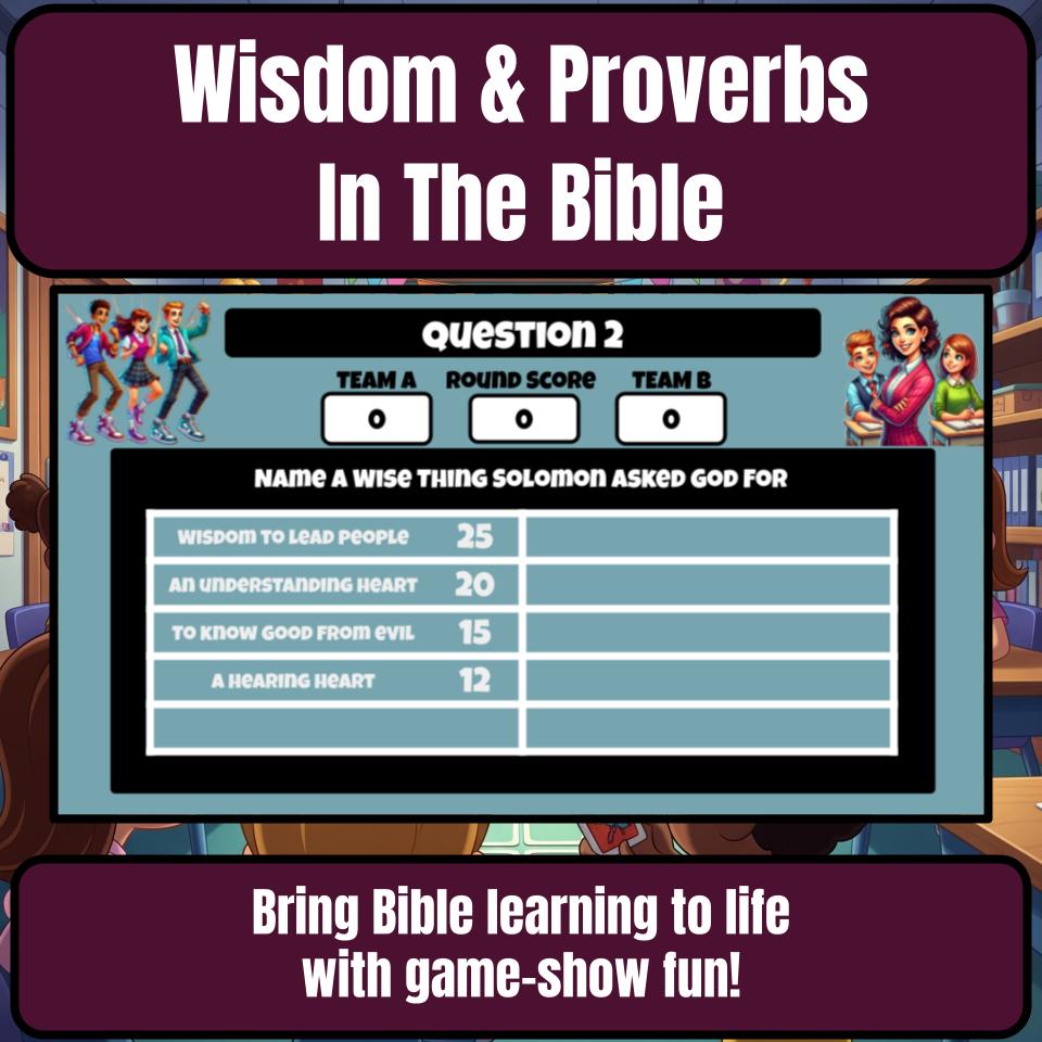 Wisdom And Proverbs Feud Review BF0029
