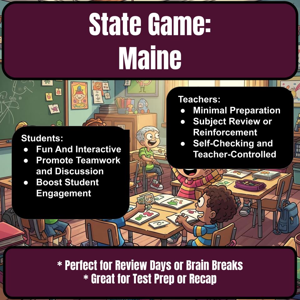 Maine Social Studies Family Feud Review Game CF0029