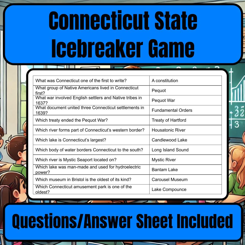 State of Connecticut Jeopardy Game I0029