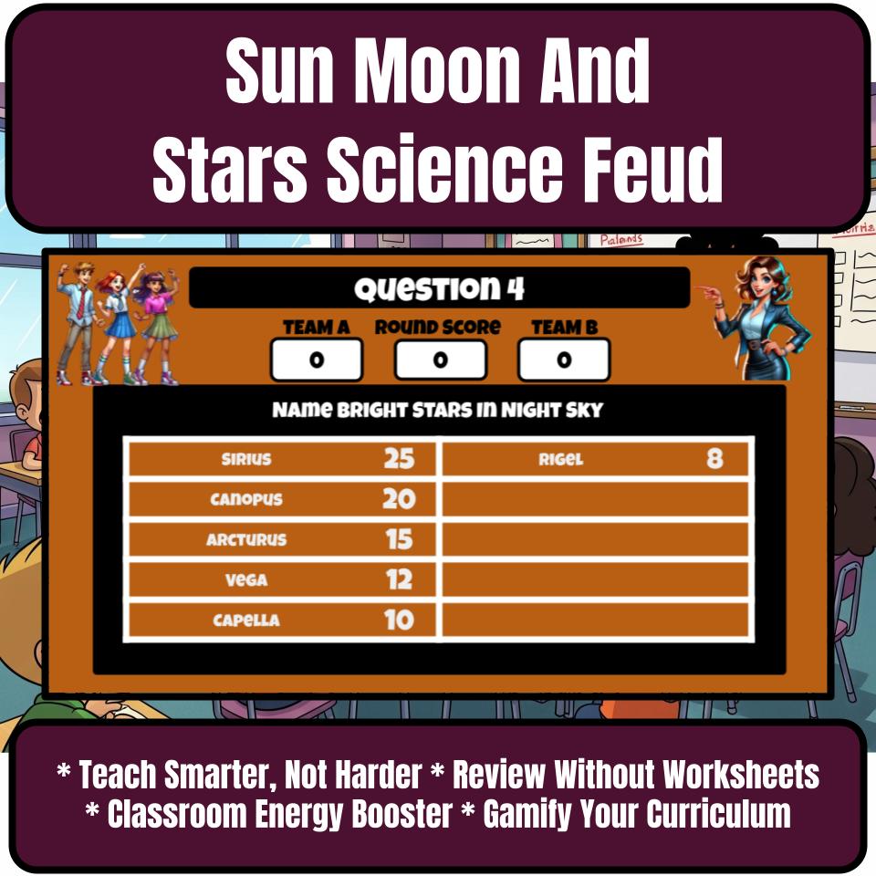 Sun Moon And Stars Science Feud Review CF0029