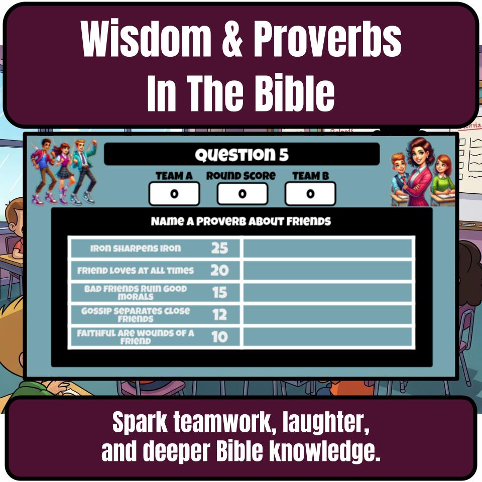 Wisdom And Proverbs Feud Review BF0029