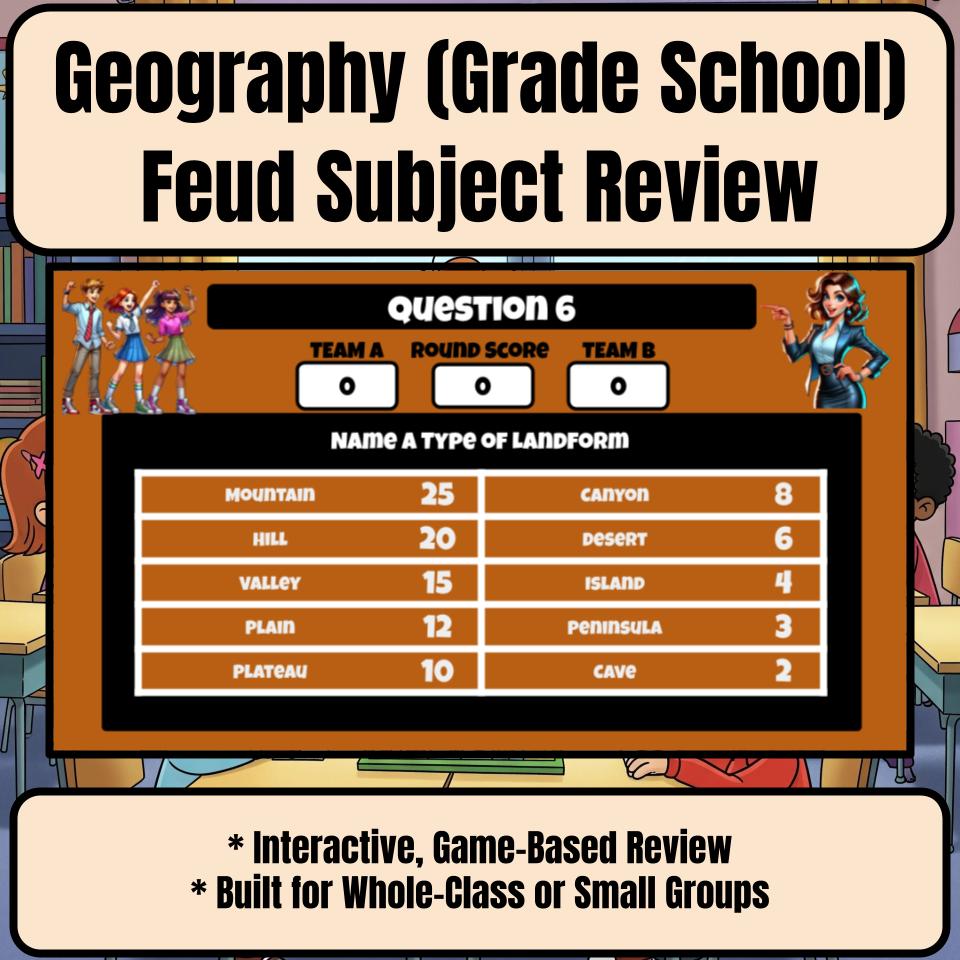 Geography (Grade School) Review Feud CF0003