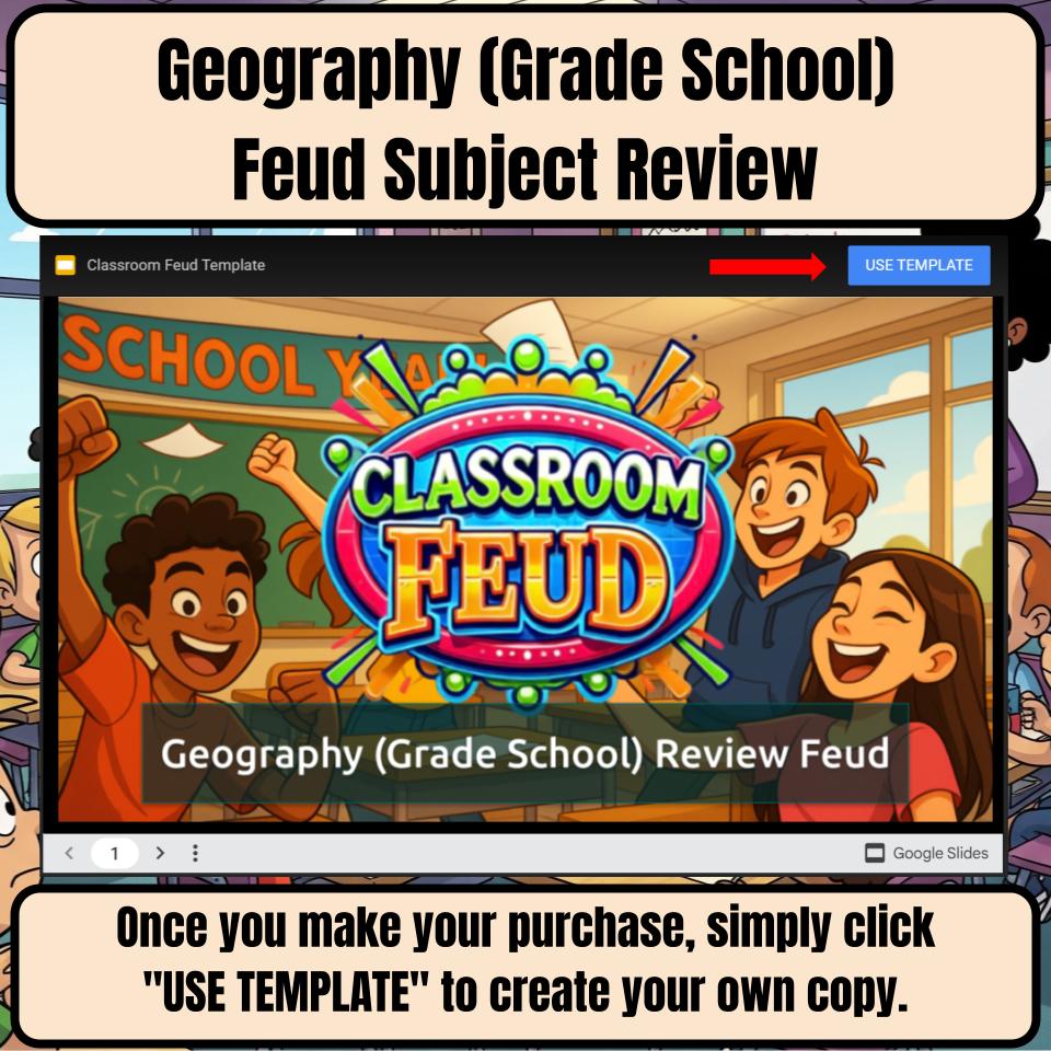 Geography (Grade School) Review Feud CF0003