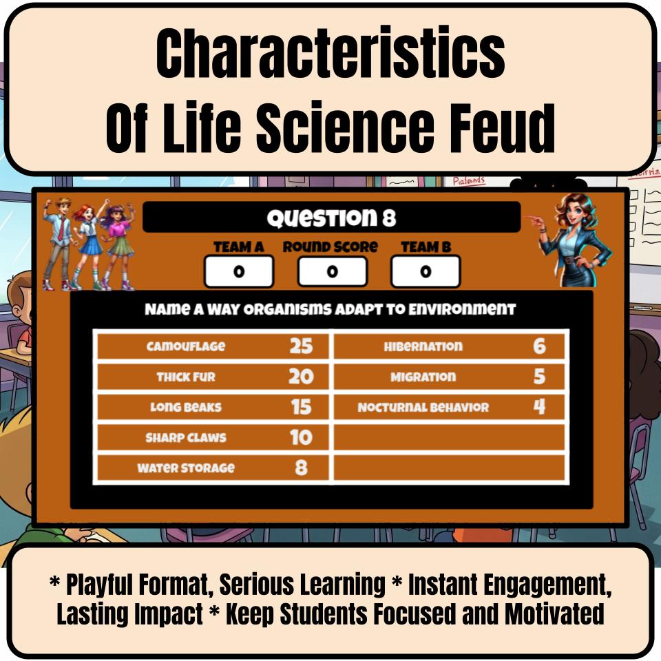 Characteristics Of Life Science Feud Review CF0003