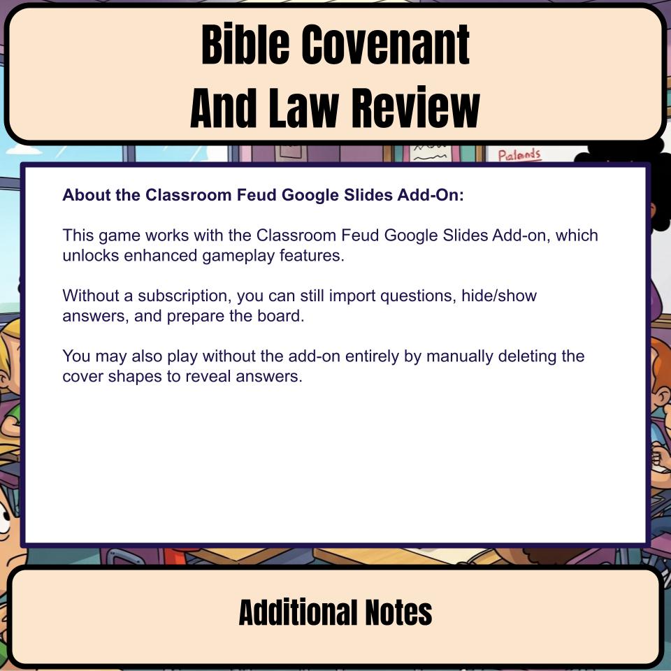 Bible Covenant And Law Feud Review BF0003