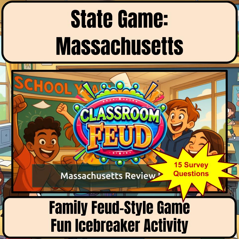 Massachusetts Social Studies Family Feud Review Game CF0003