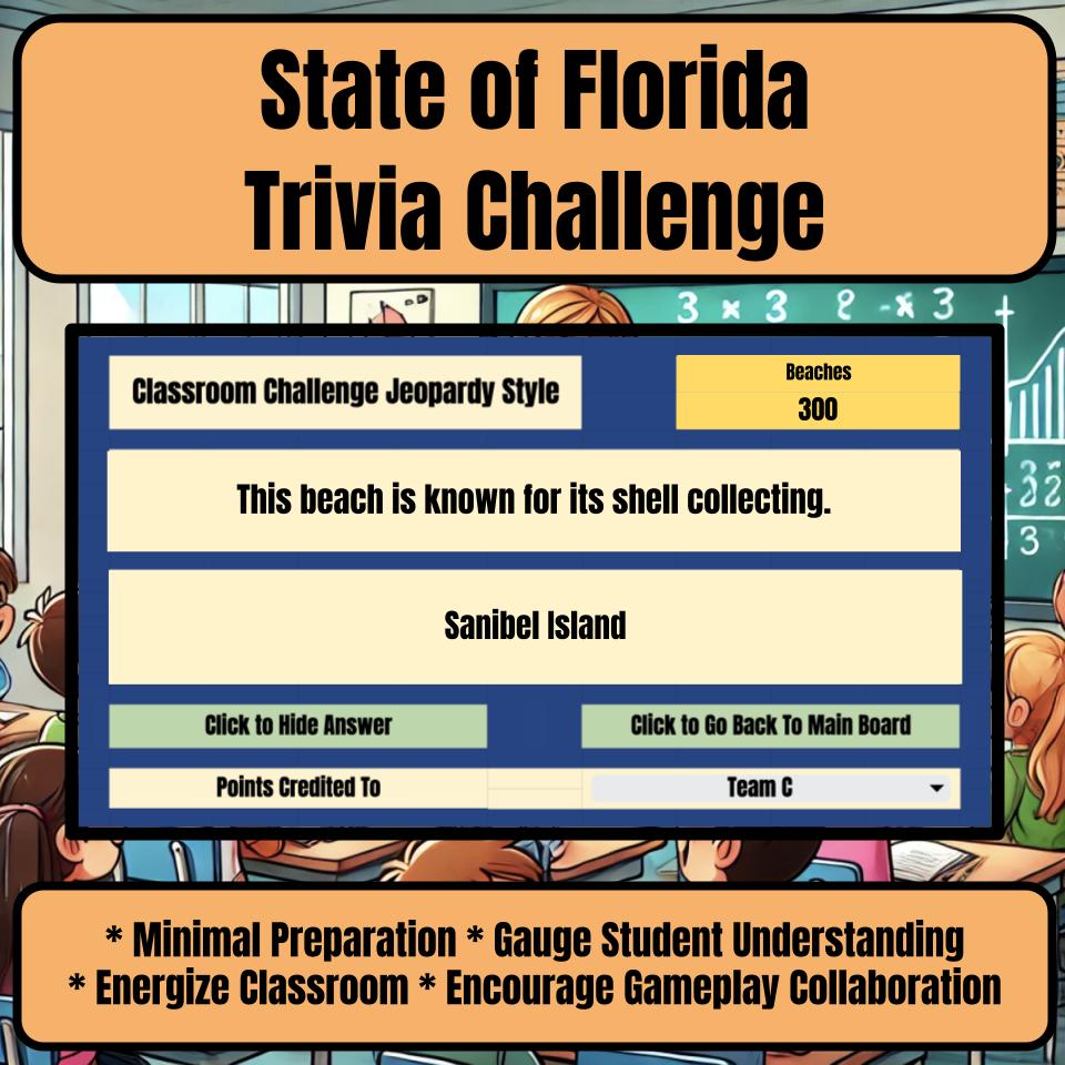 State of Florida Jeopardy Game I0003