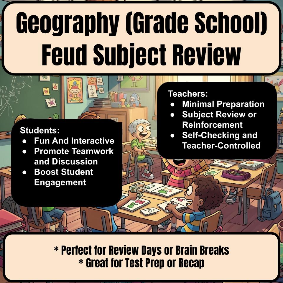 Geography (Grade School) Review Feud CF0003