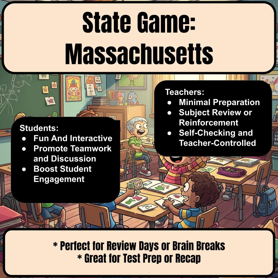 Massachusetts Social Studies Family Feud Review Game CF0003