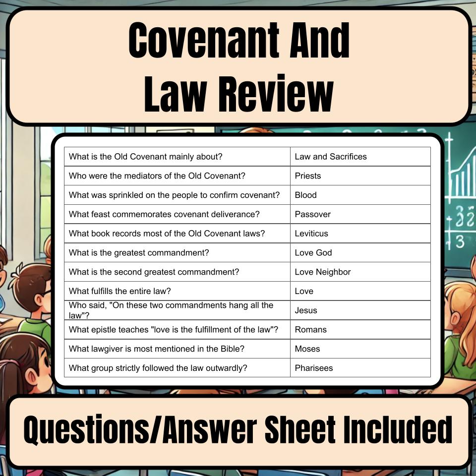 Covenant And Law Jeopardy Bible B0003