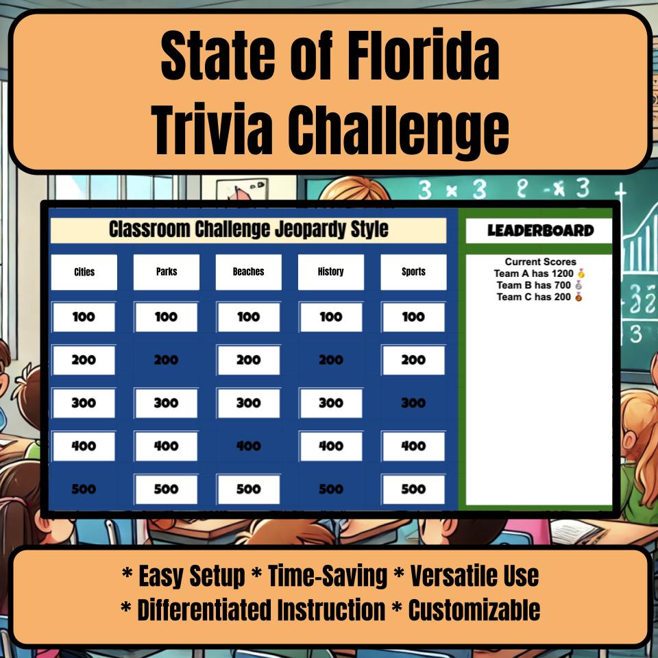 State of Florida Jeopardy Game I0003