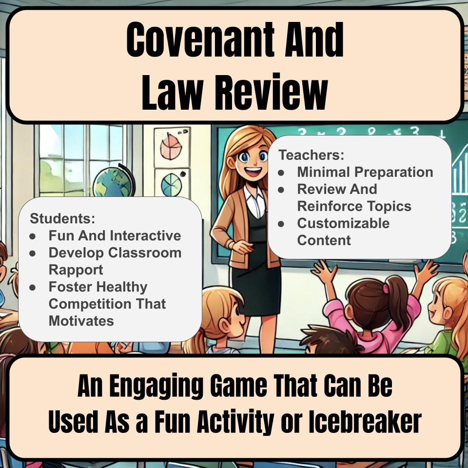 Covenant And Law Jeopardy Bible B0003