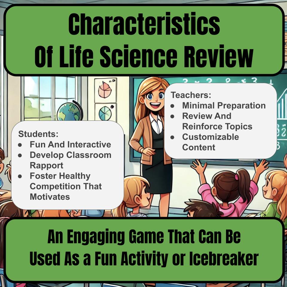 Characteristics Of Life Jeopardy Science Review I0003