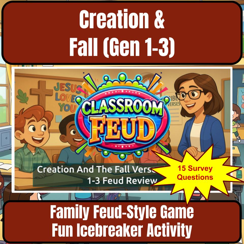 Creation And The Fall Verses In Genesis 1-3 Feud Review BF0030