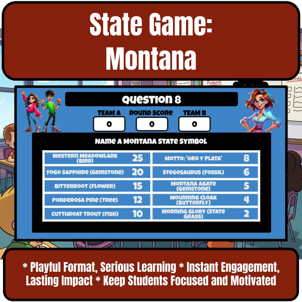 Montana Social Studies Family Feud Review Game CF0030