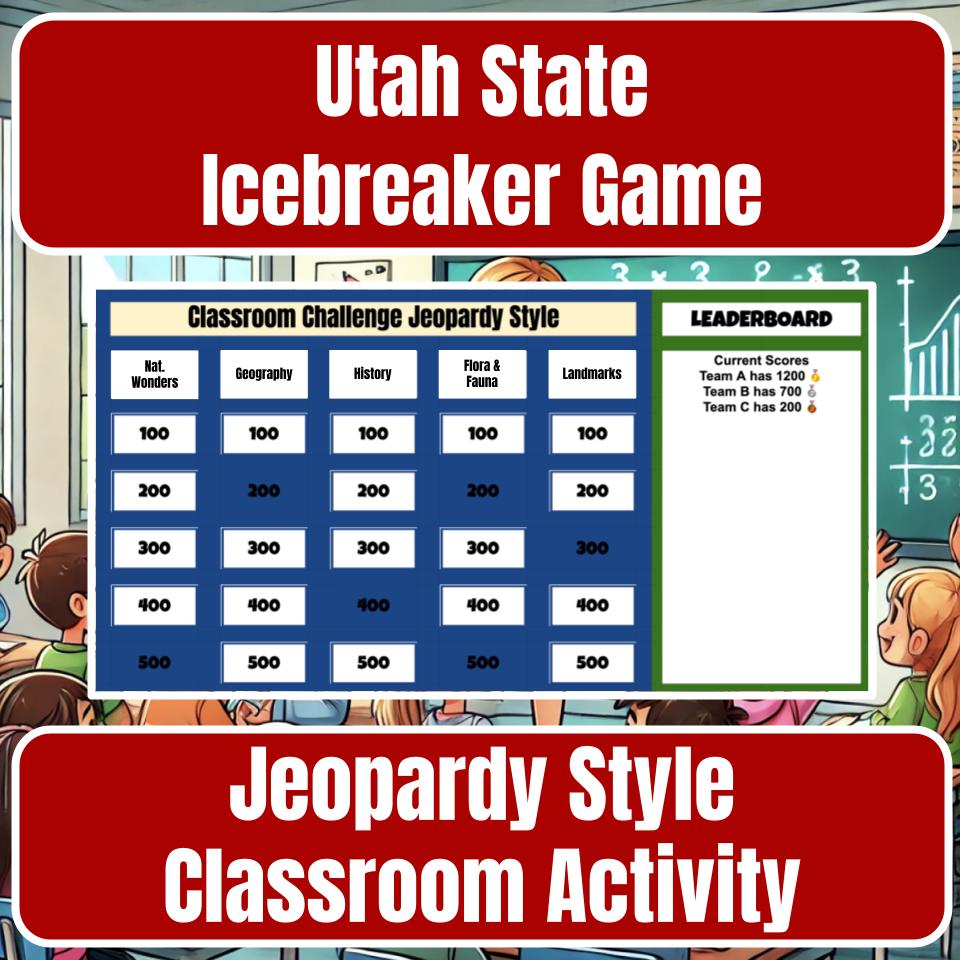 State of Utah Jeopardy Game I0030