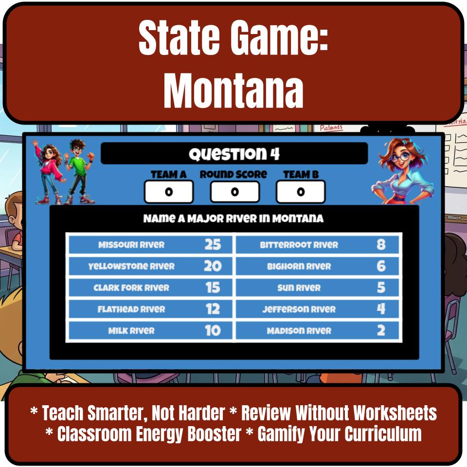 Montana Social Studies Family Feud Review Game CF0030