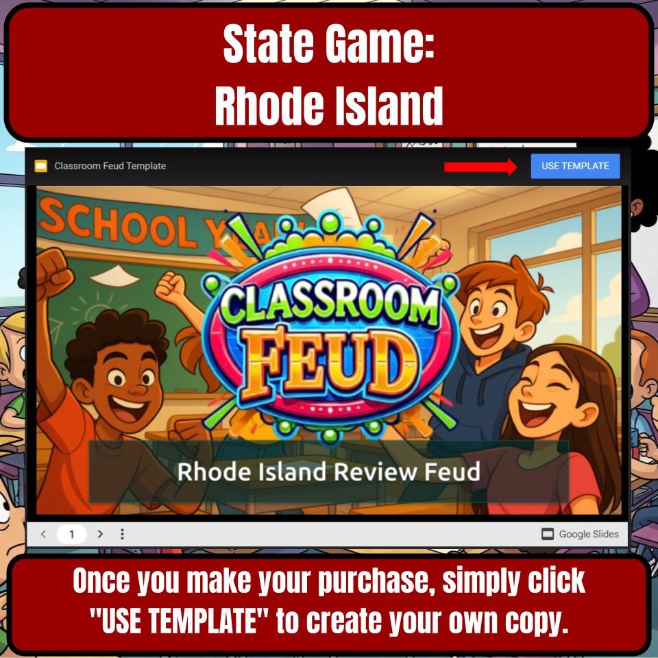 Rhode Island Social Studies Family Feud Review Game CF0031