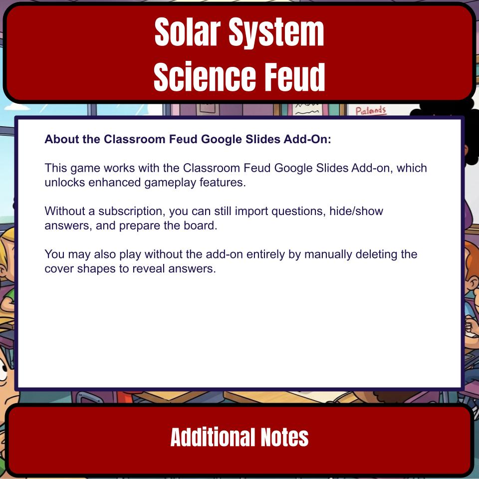 Solar System Science Feud Review CF0031