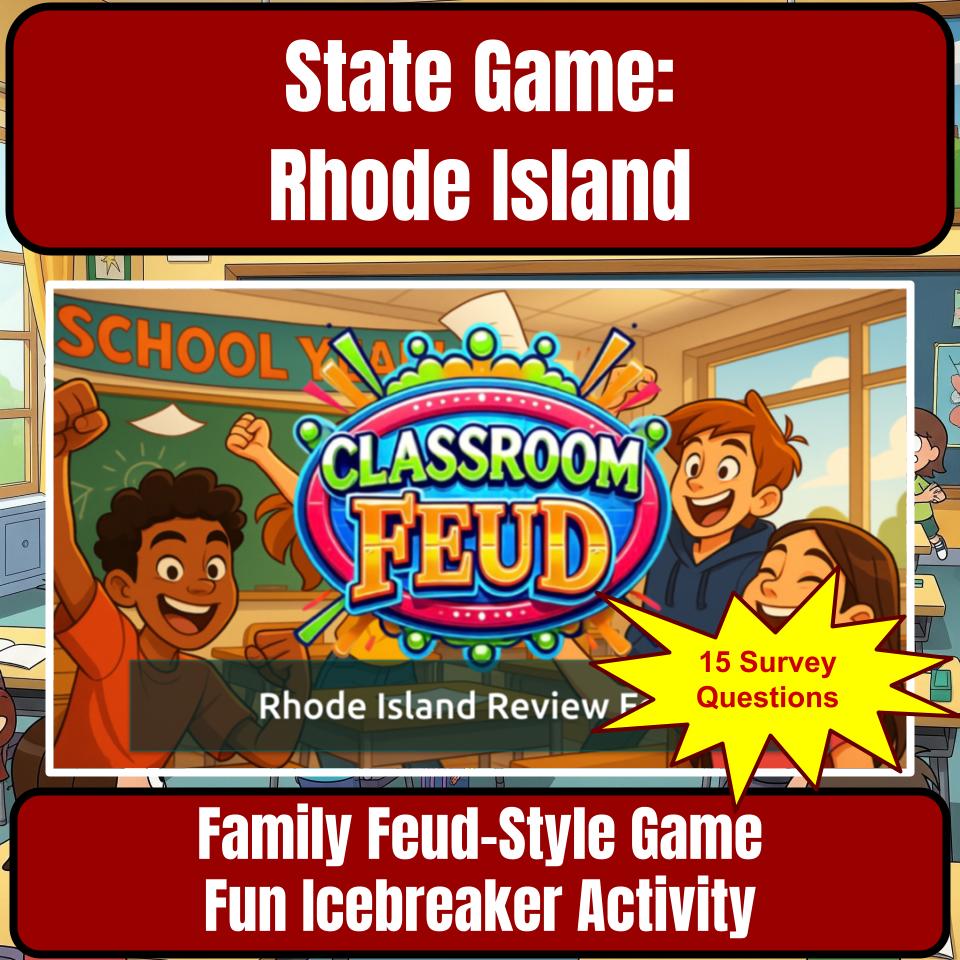 Rhode Island Social Studies Family Feud Review Game CF0031