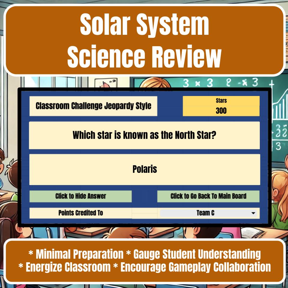 Solar System Jeopardy Science Review I0031