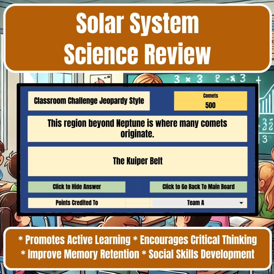 Solar System Jeopardy Science Review I0031
