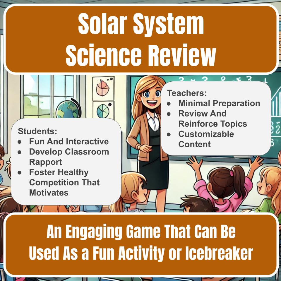 Solar System Jeopardy Science Review I0031