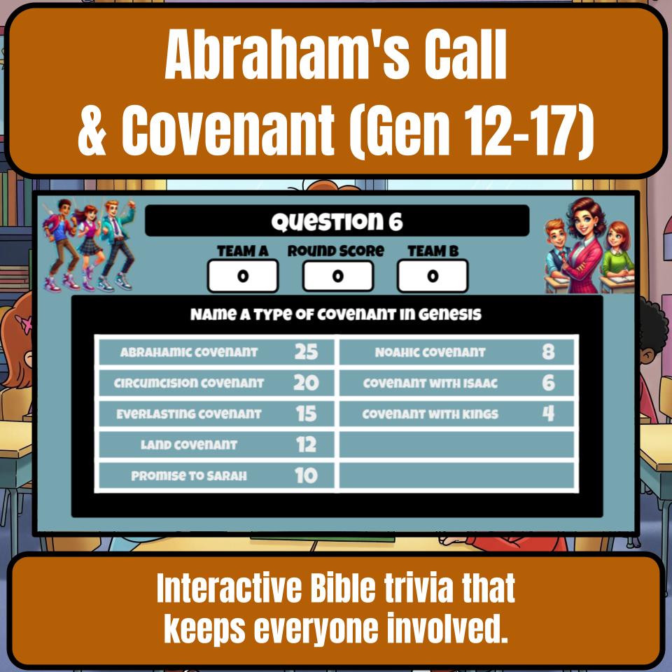 Abraham’s Call And Covenant (Genesis 12-17) Feud Review BF0032