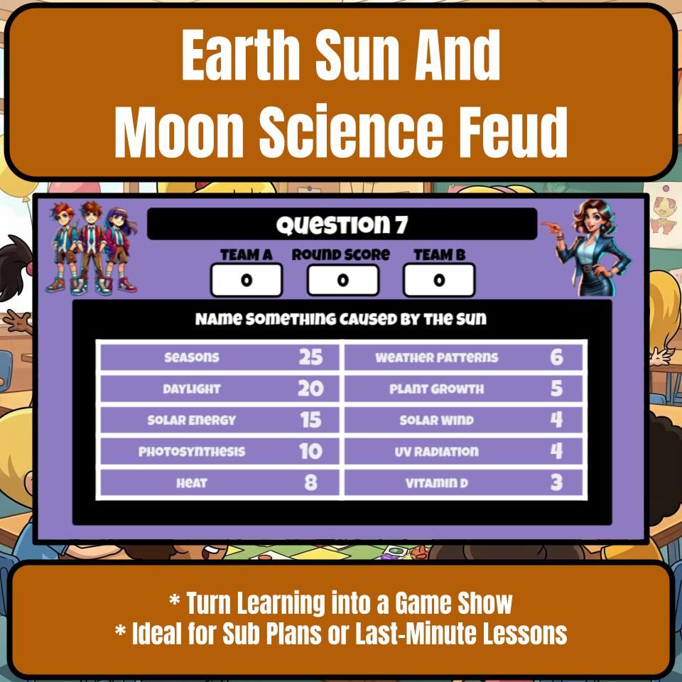 Earth Sun And Moon Science Feud Review CF0032