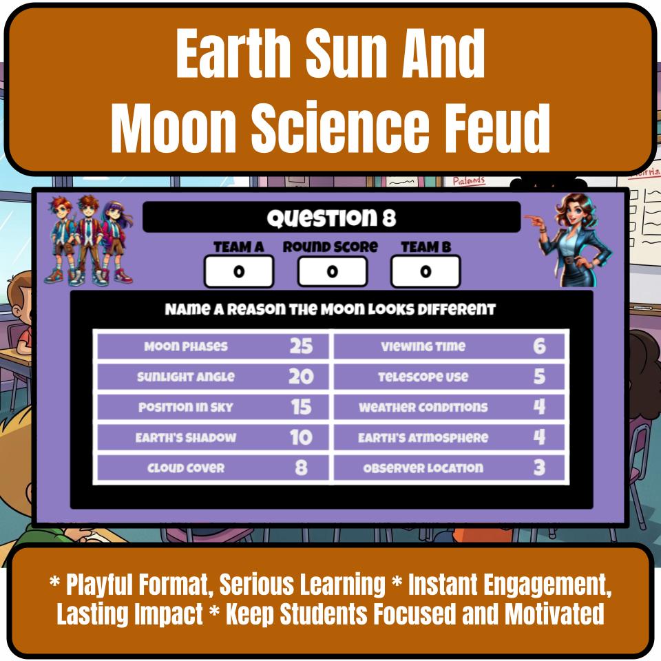 Earth Sun And Moon Science Feud Review CF0032