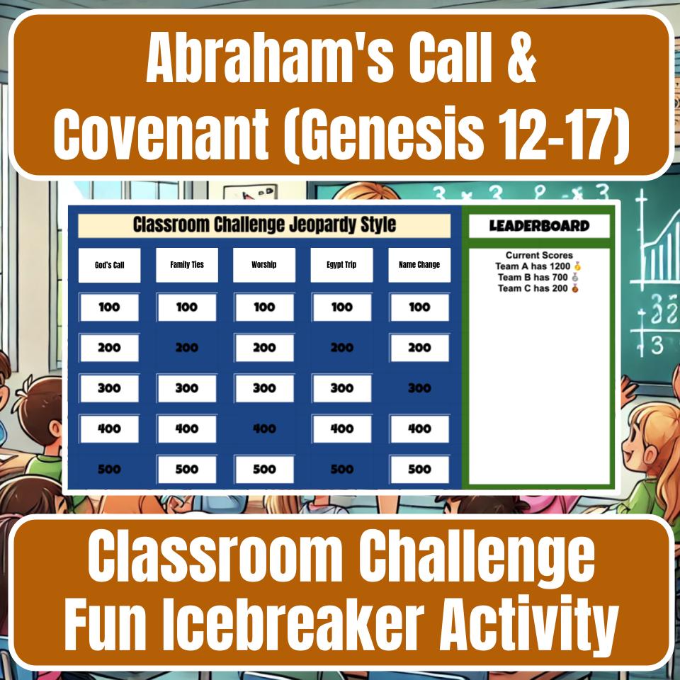 Abraham's Call & Covenant (Genesis 12–17) Jeopardy Bible B0032