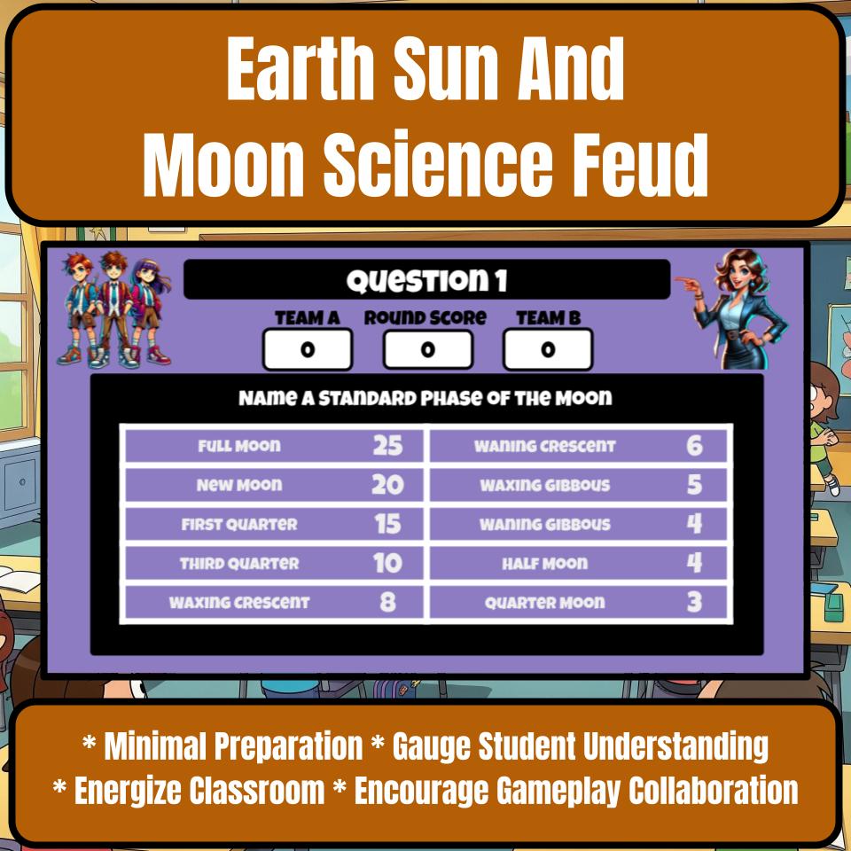 Earth Sun And Moon Science Feud Review CF0032