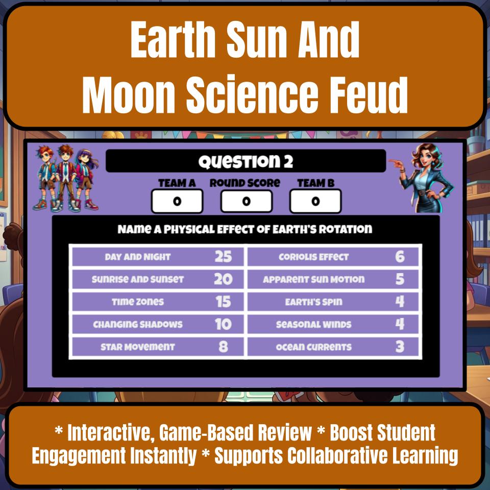 Earth Sun And Moon Science Feud Review CF0032
