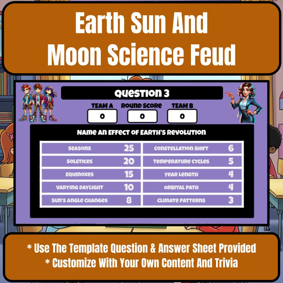 Earth Sun And Moon Science Feud Review CF0032