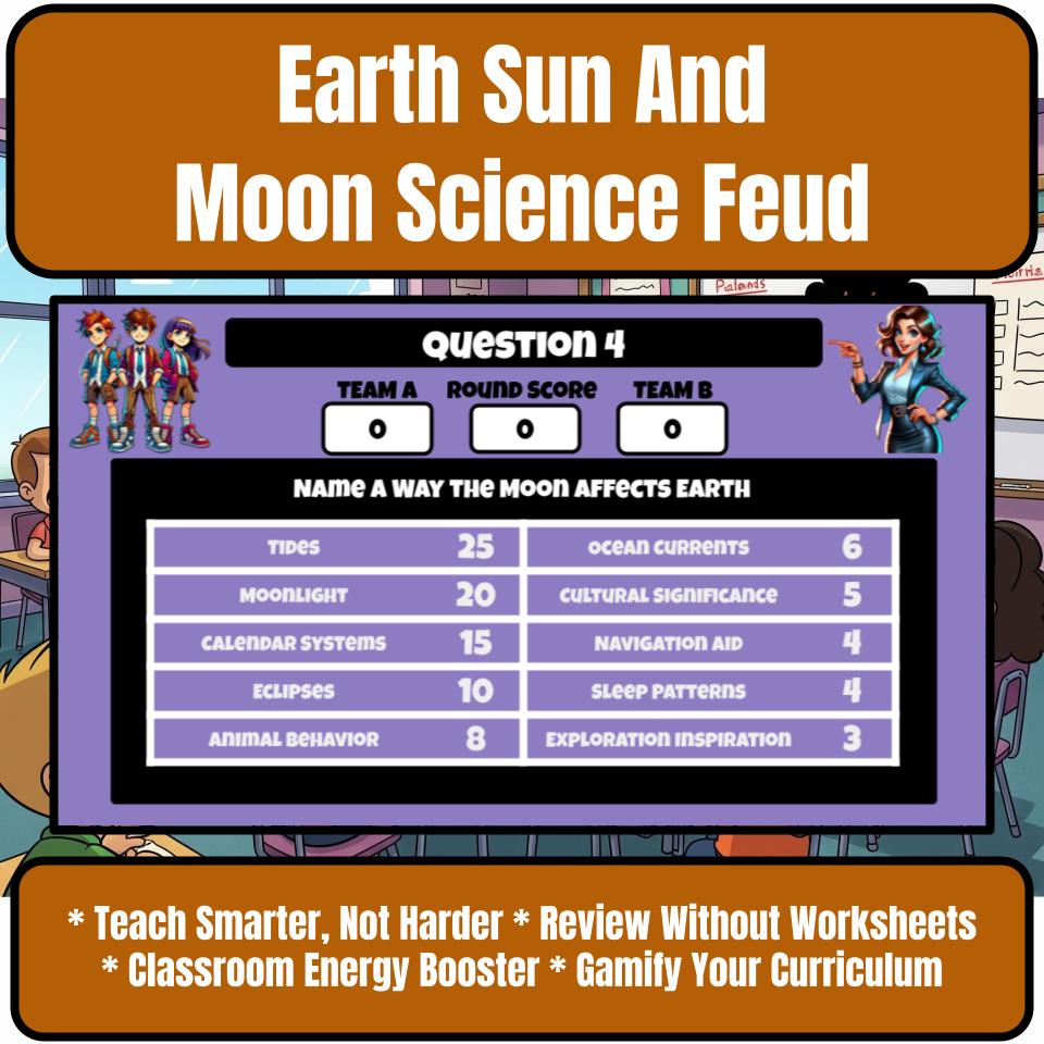 Earth Sun And Moon Science Feud Review CF0032