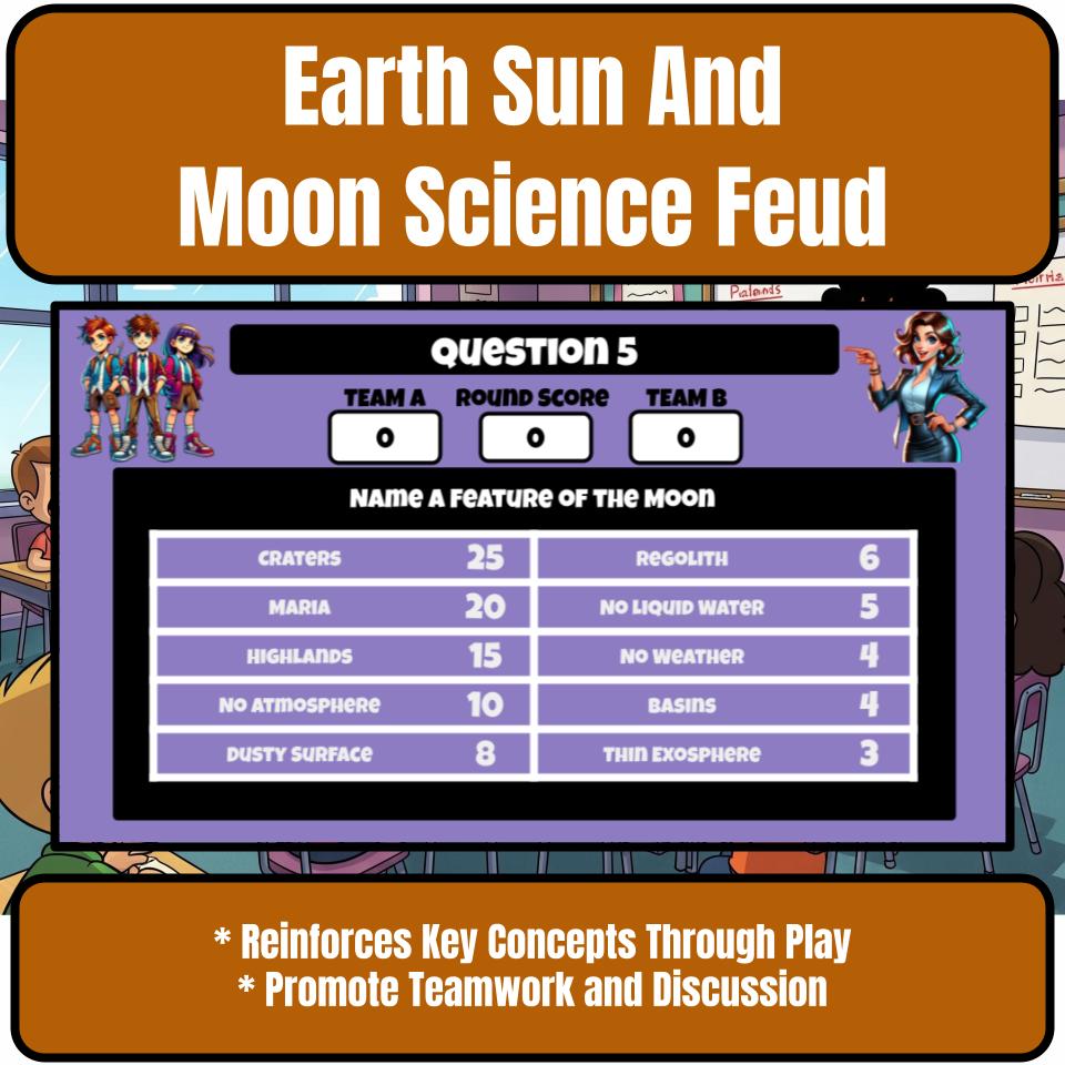 Earth Sun And Moon Science Feud Review CF0032
