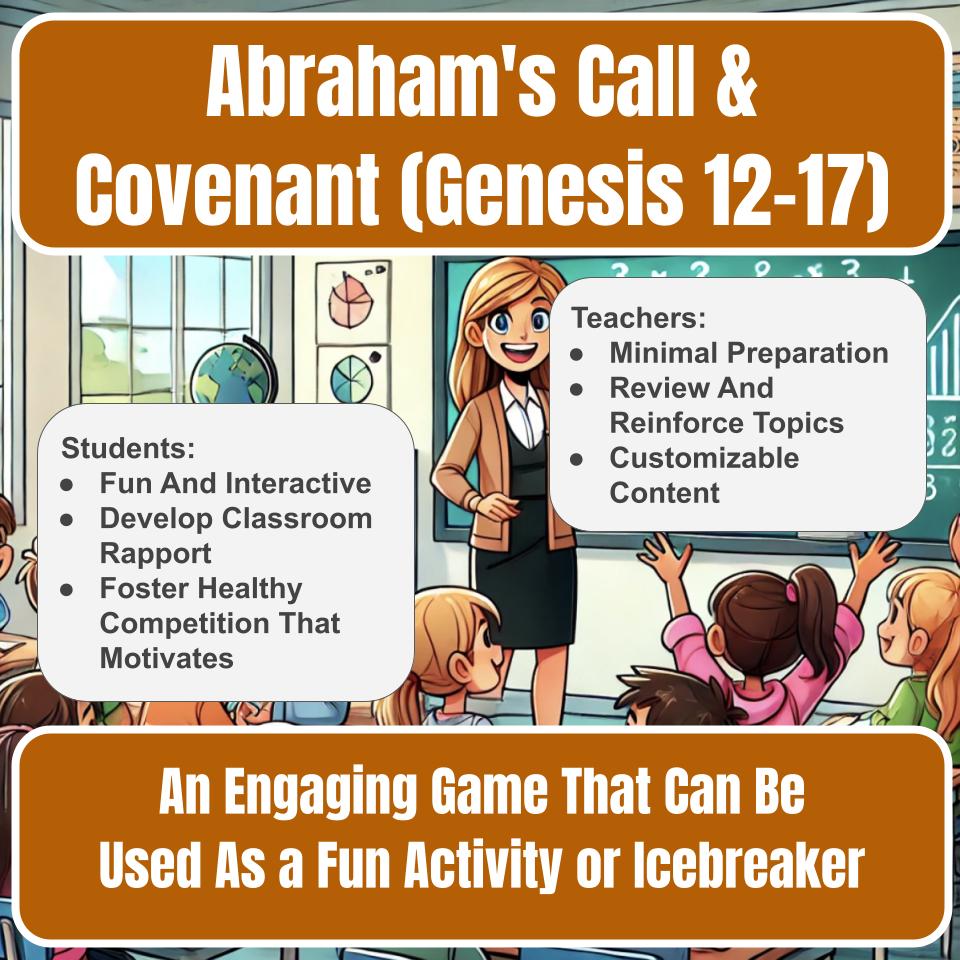 Abraham's Call & Covenant (Genesis 12–17) Jeopardy Bible B0032