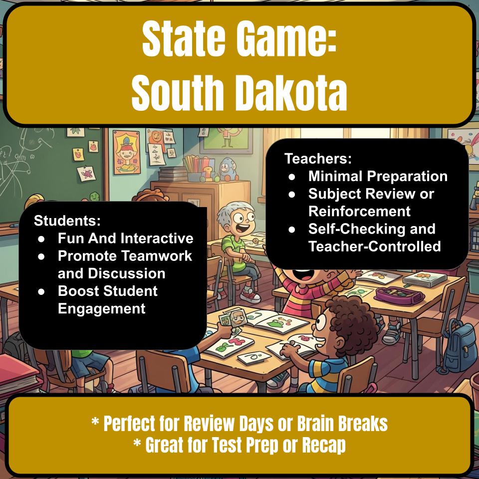 South Dakota Social Studies Family Feud Review Game CF0033