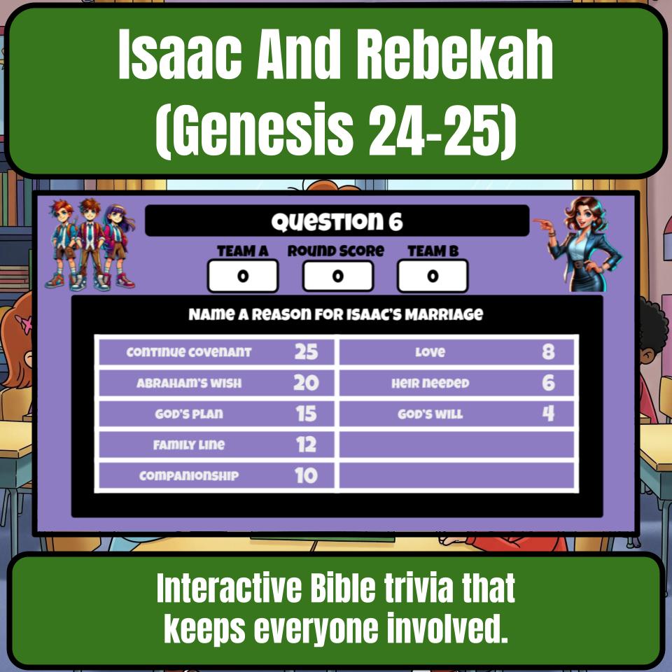 Isaac And Rebekah (Genesis 24-25) Feud Review BF0034