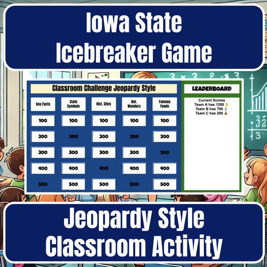 State of Iowa Jeopardy Game I0034